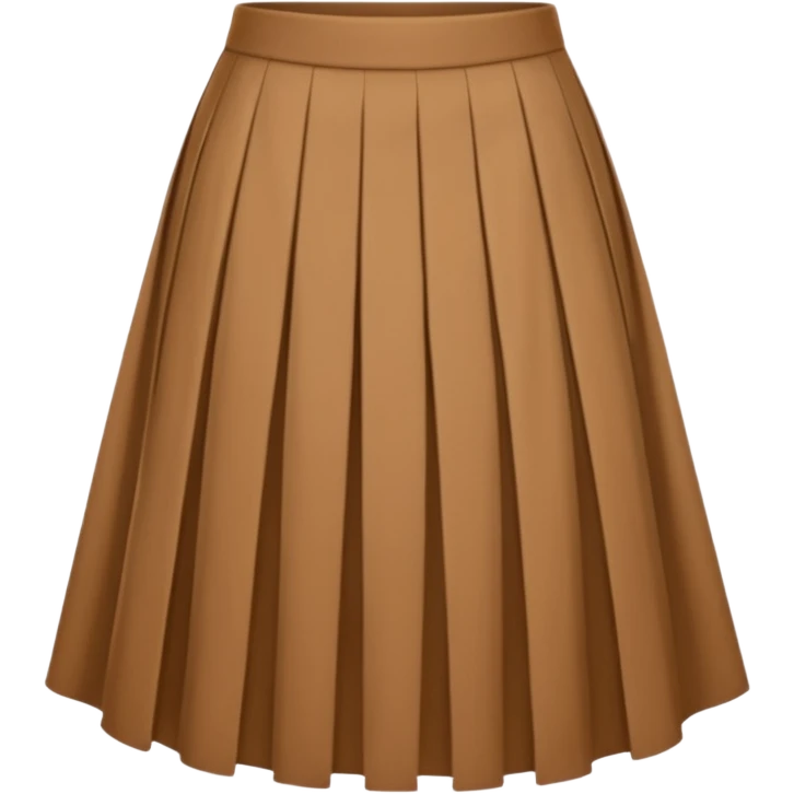 skirt brown emoji