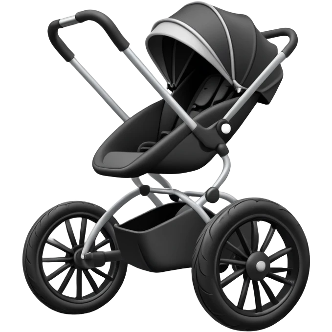 stroller doing a dramatic wheelie emoji