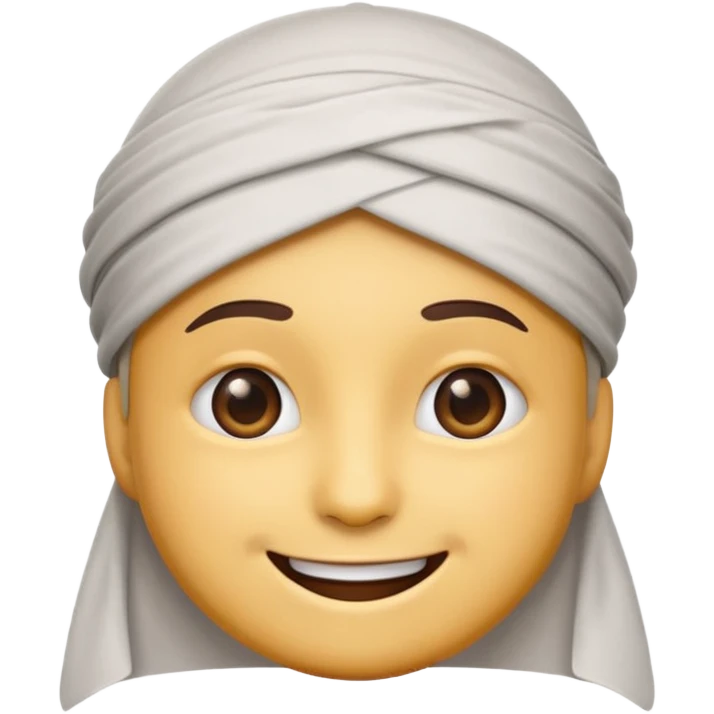 Emoji with Muslim cap emoji