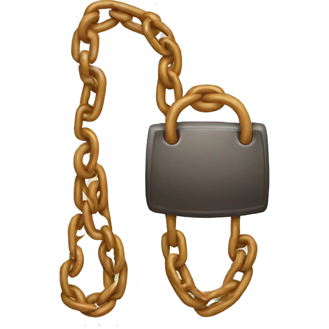 chain leash emoji