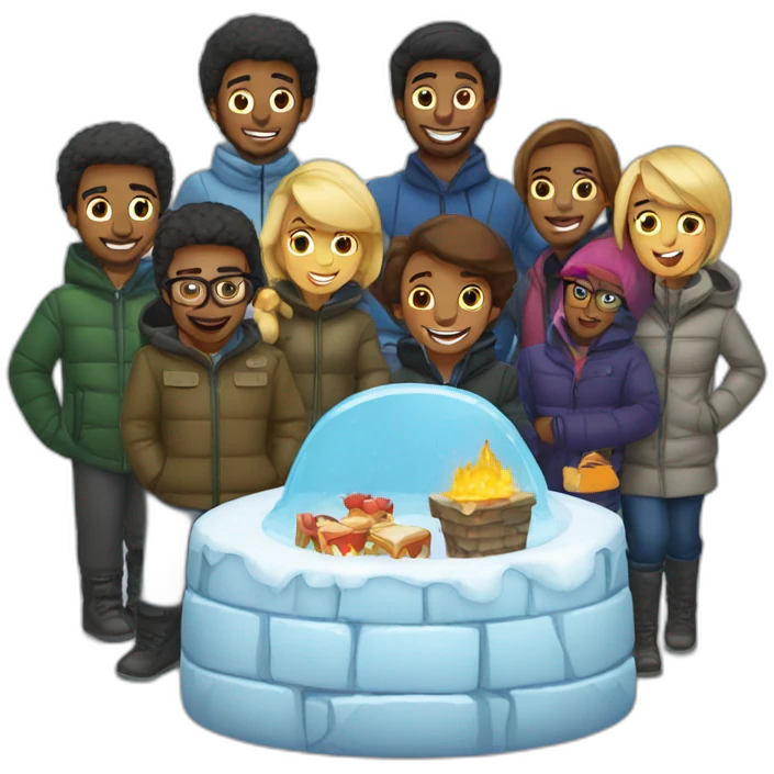 igloo team party emoji