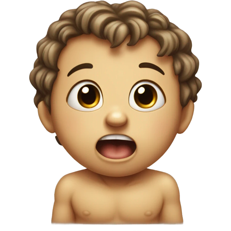 Baby cry emoji