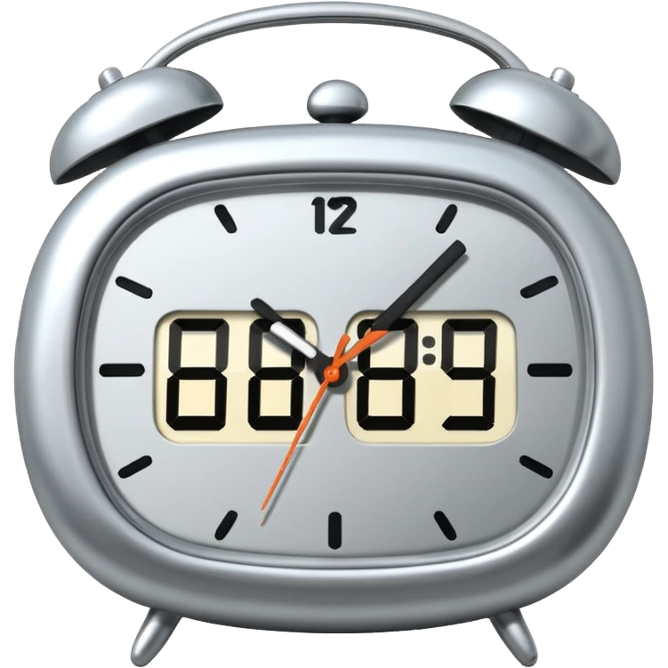 Alarm clock emoji