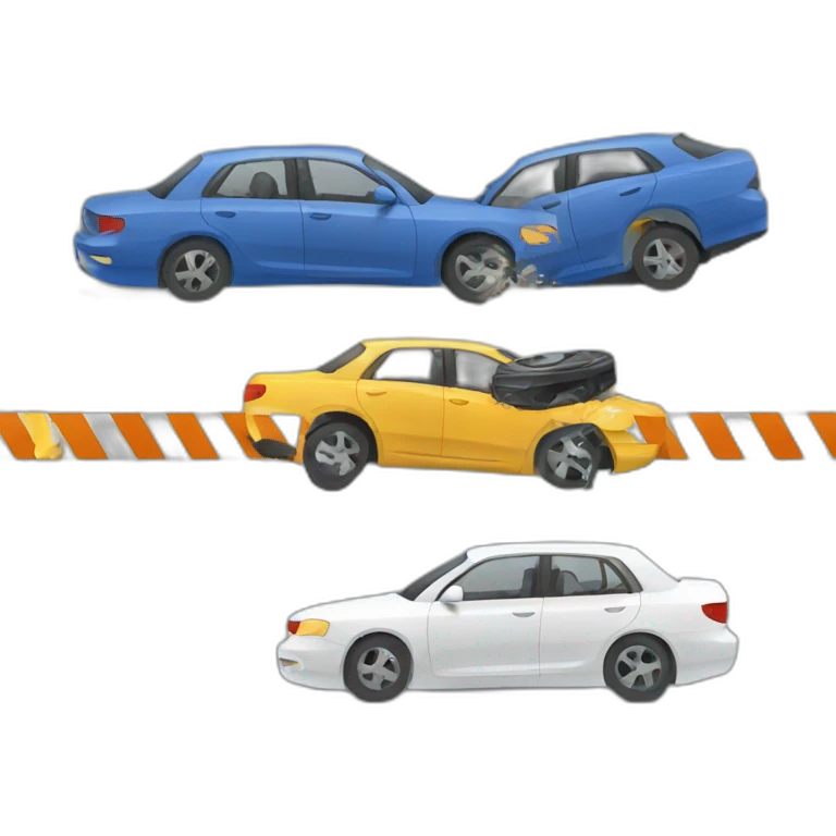 car accident emoji