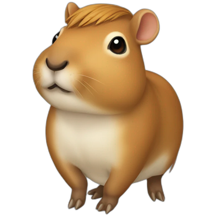 Capivara vestida de bailarina emoji