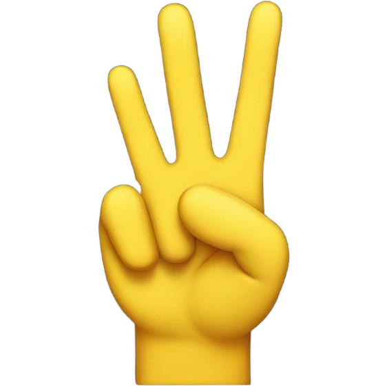 use this same emoji same hand positioning but make it a yellow face emoji emoji