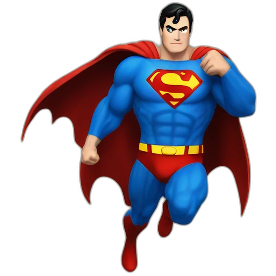 superman tore batman emoji