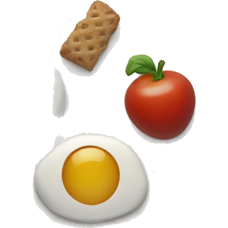 food plate emoji