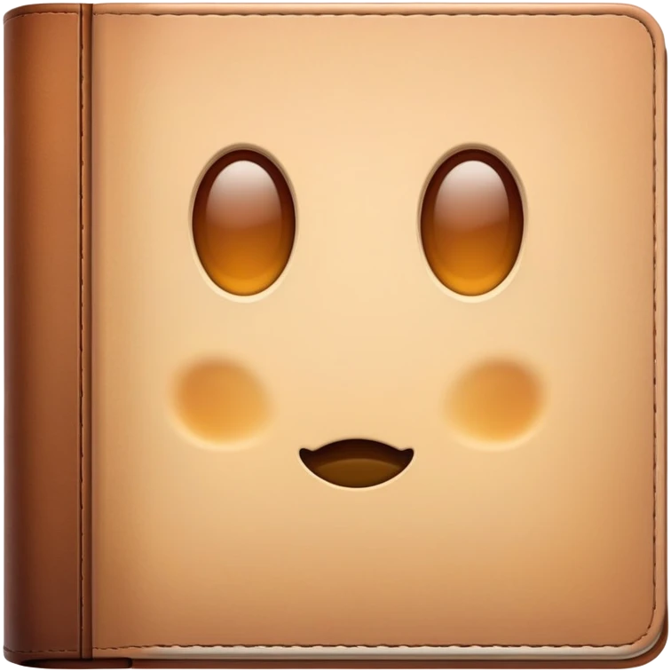 Book with gradient from beige to brown emoji