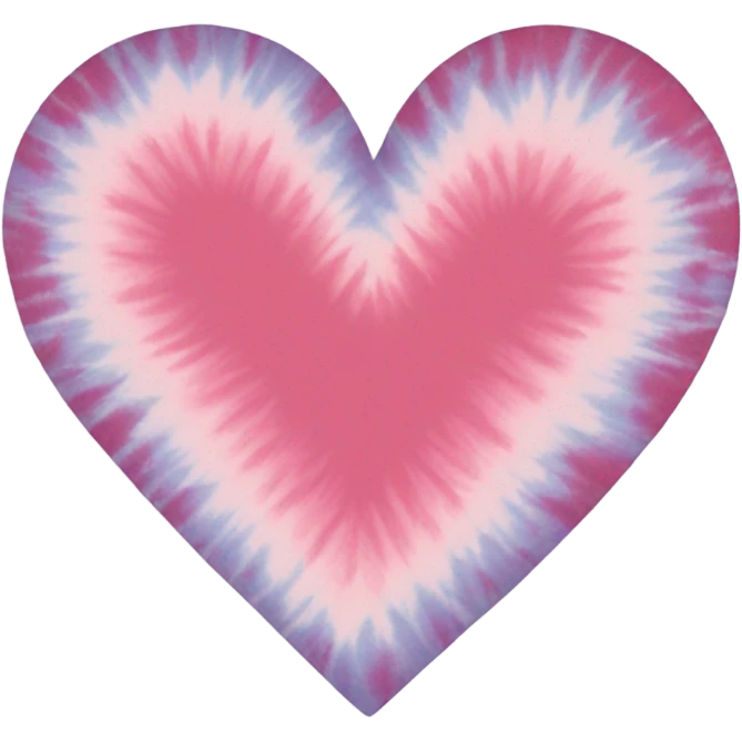 minimal tie die heart emoji