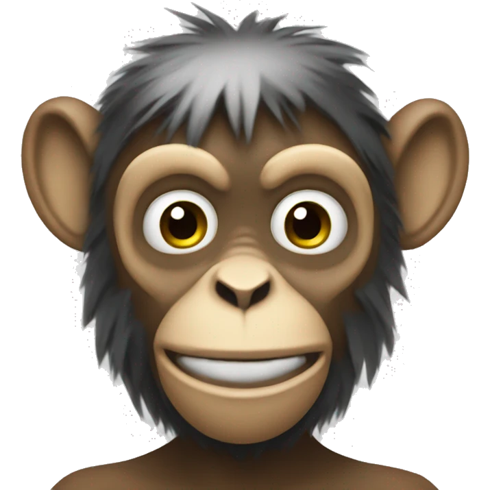Electro-monkey emoji