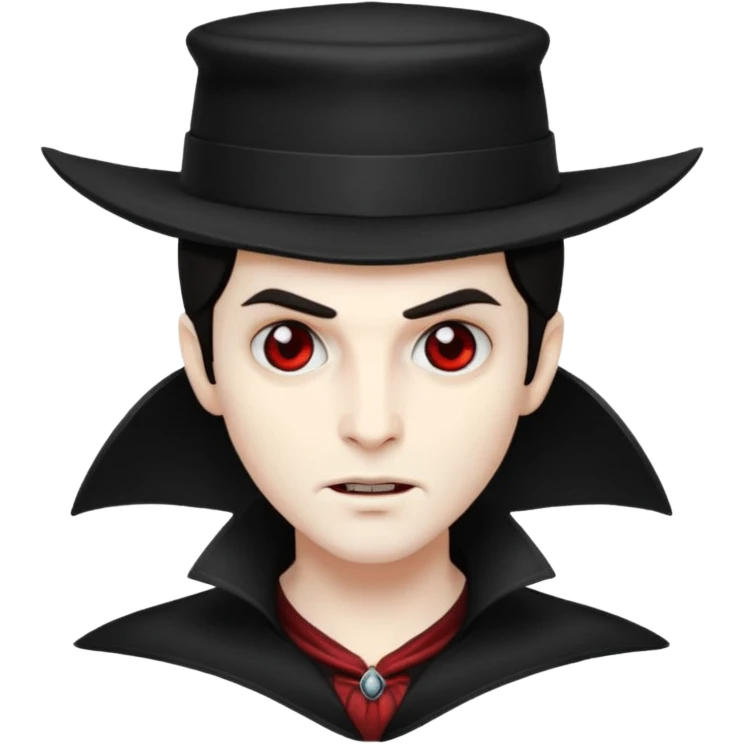 vampire with hat emoji