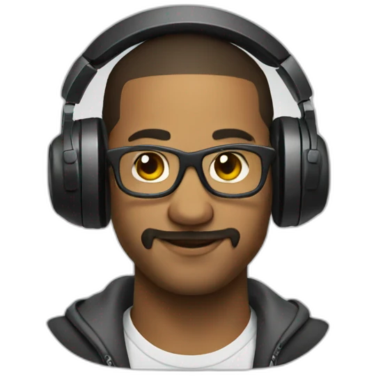 dj apple emoji