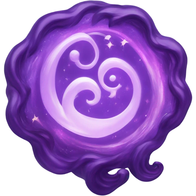 Magical purple emoji