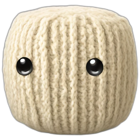 ball of knitted tofu emoji
