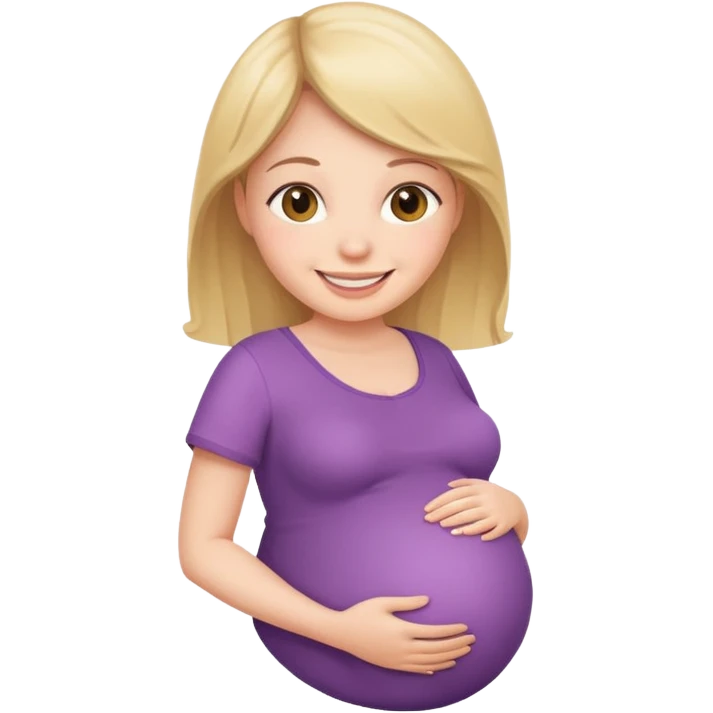 بنت حامل emoji