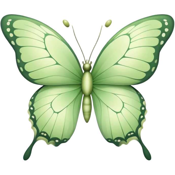 matcha green pastel butterfly emoji