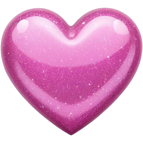 pink heart with glitter  emoji