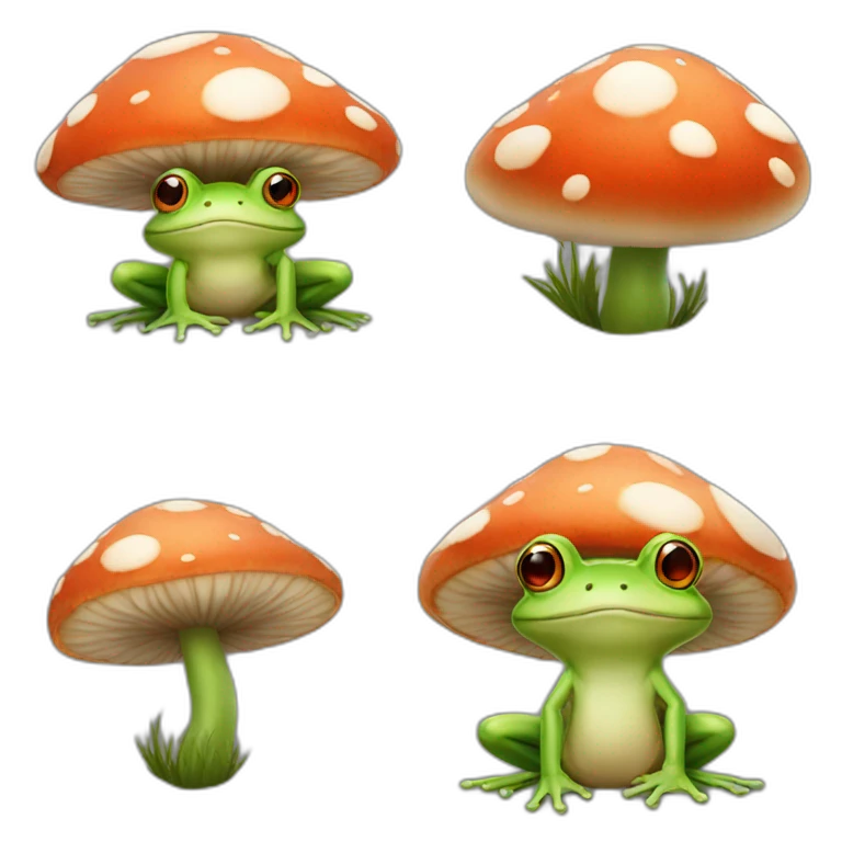 frog mushroom emoji