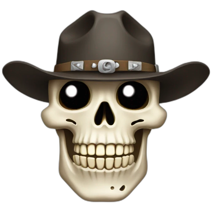 Skeleton Cowboy emoji