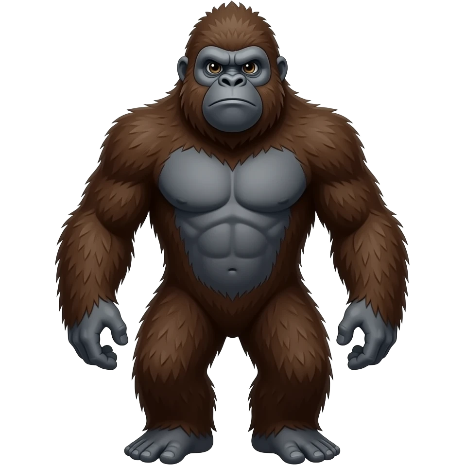 Bigfoot emoji