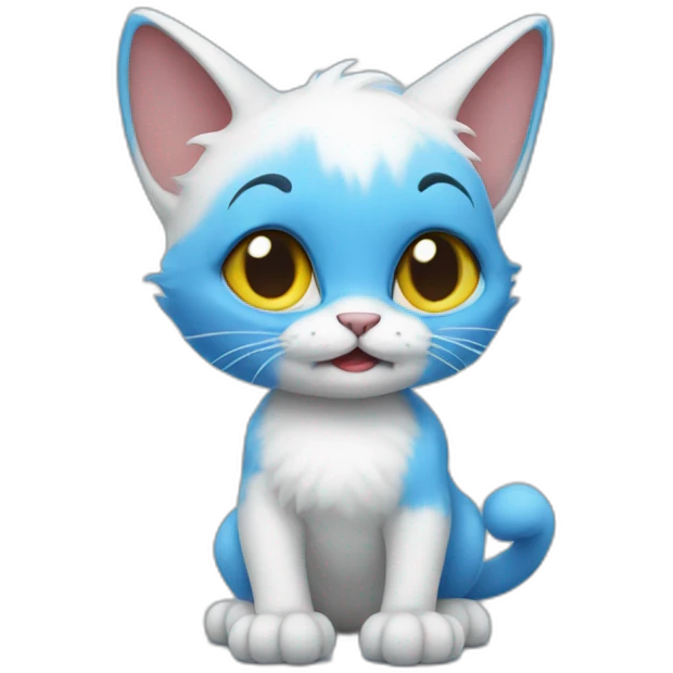 Smurf cat emoji