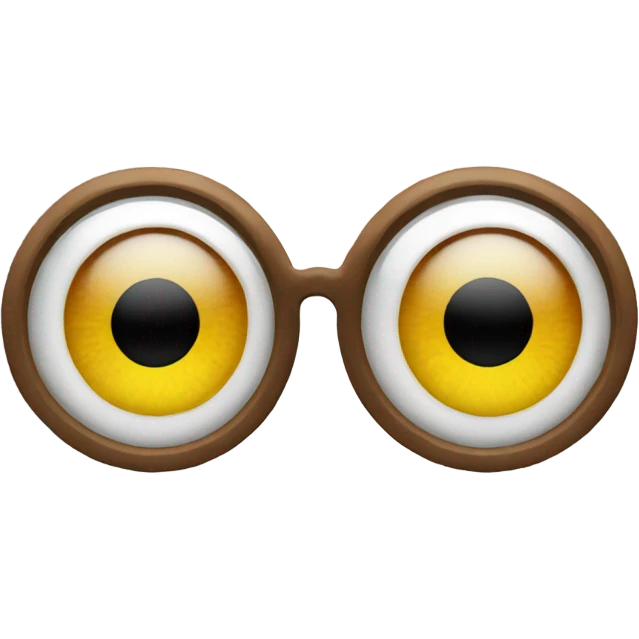 Eyeballs in shades emoji