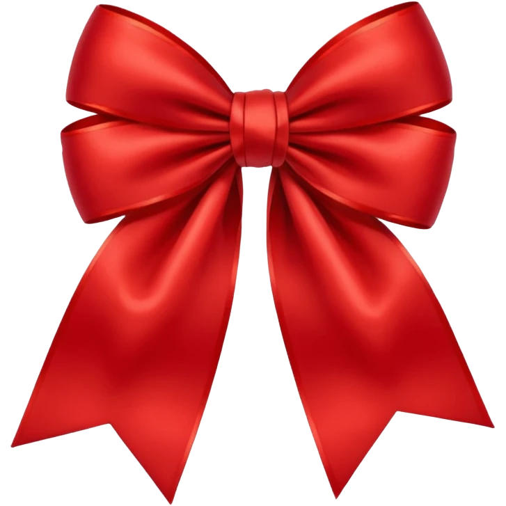 Red bows emoji