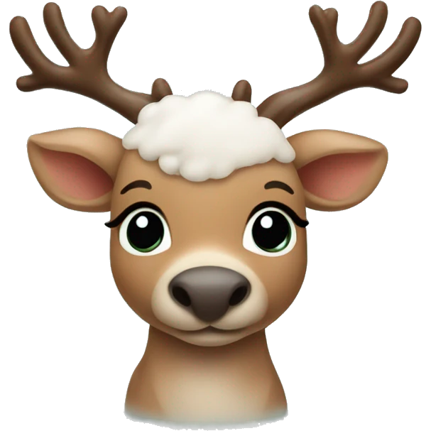  Cute little baby reindeer  emoji