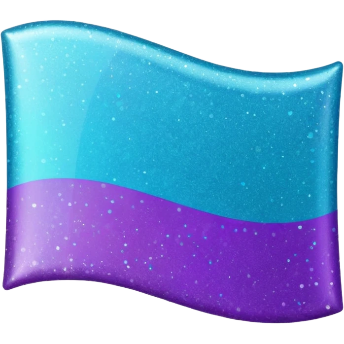 glitter cian and purple lgbtq emoji