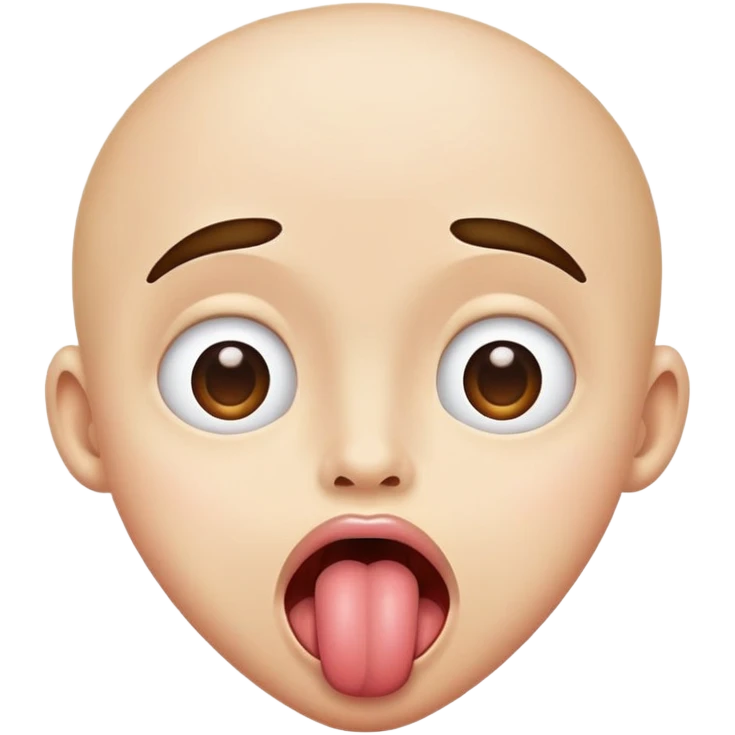 cross eyed with tongue out emoji