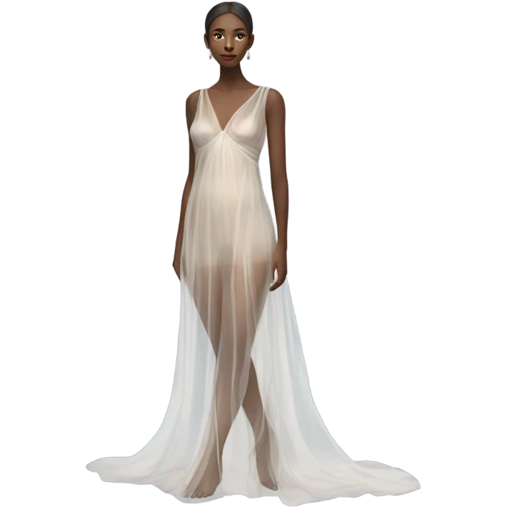 Sheer dress emoji