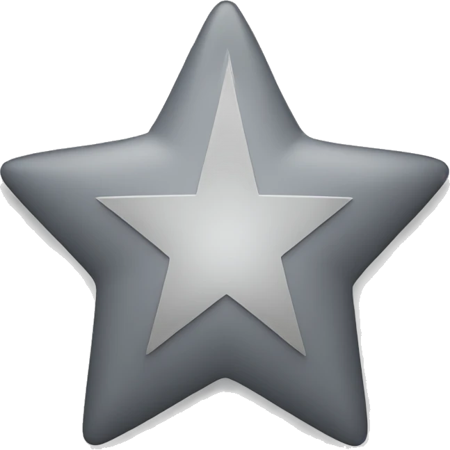 Star but gray emoji