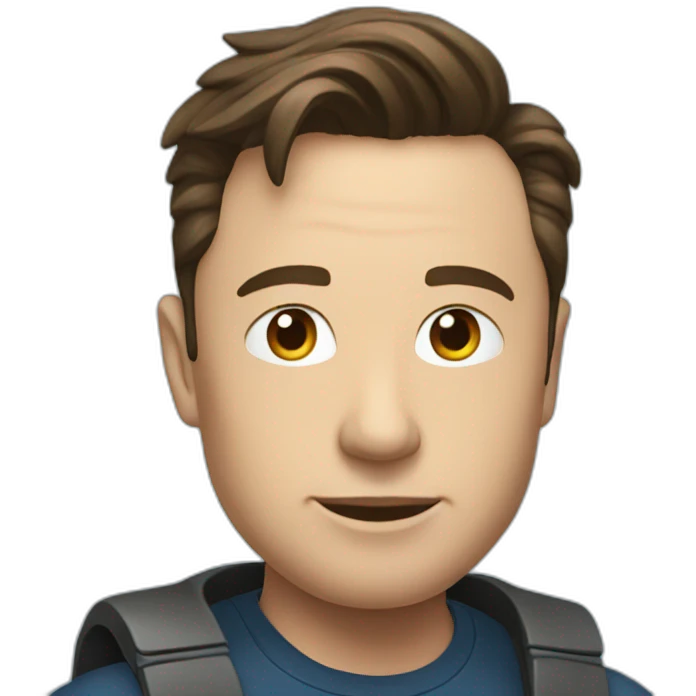Elon-musk-blue emoji