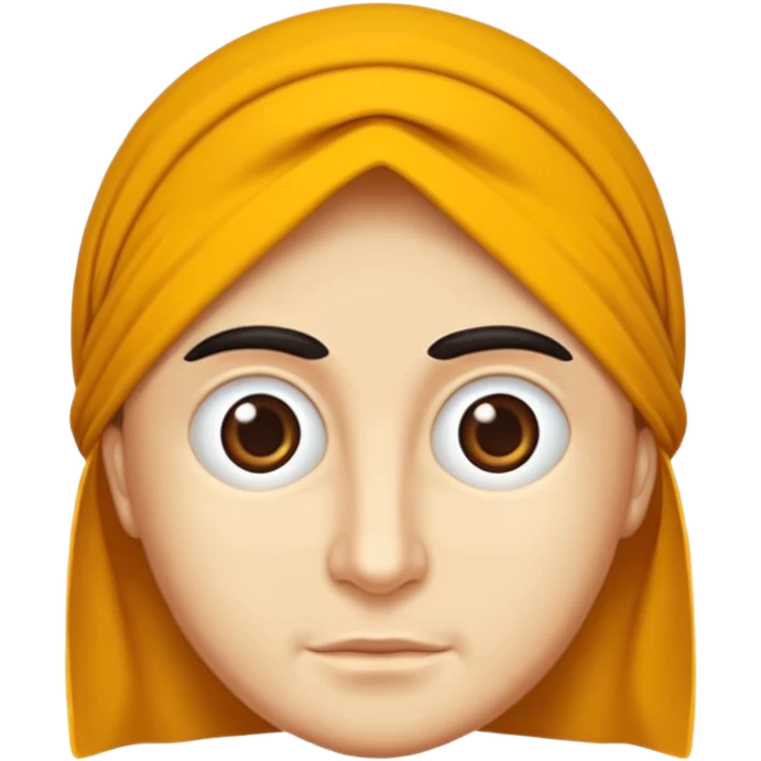 yuvarlak gözlüklü hayvan  emoji