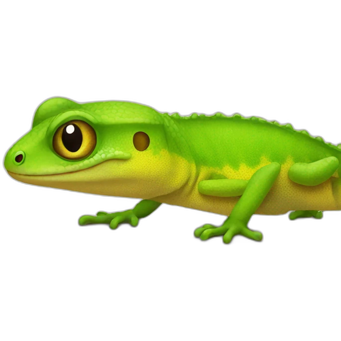 Gecko that saw a fly emoji