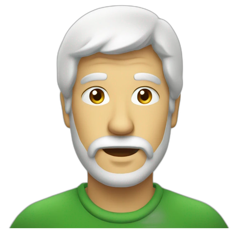 Pere Noël vert emoji