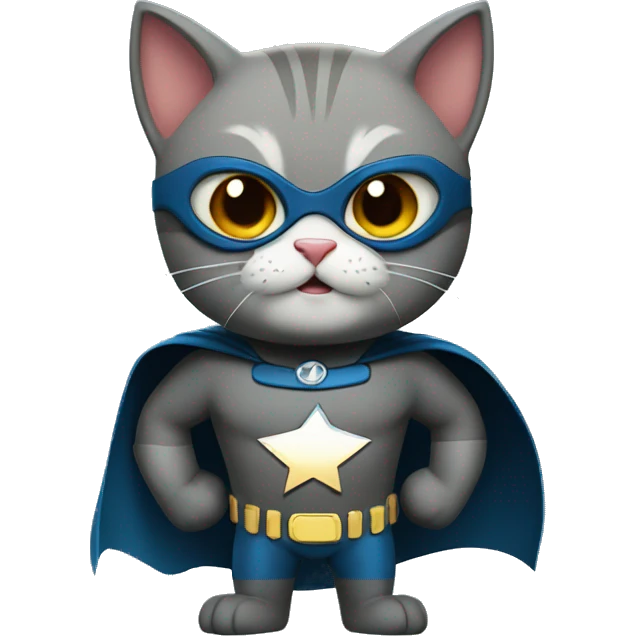 superhero cat named inbox emoji