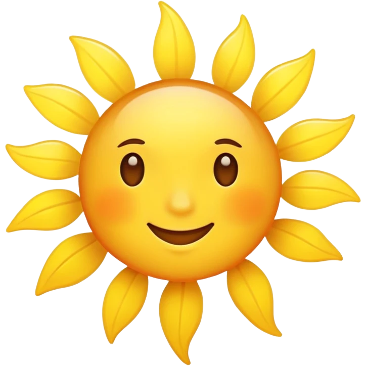 Sunshine emoji