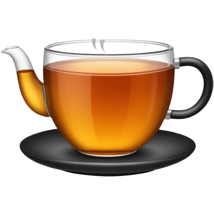Tea black emoji