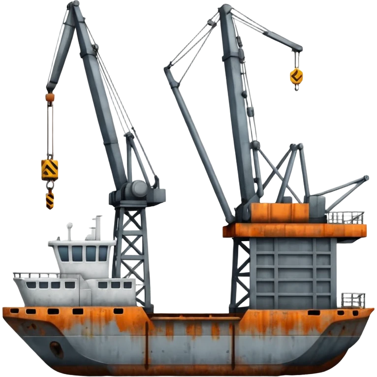 Cranes at the dock emoji