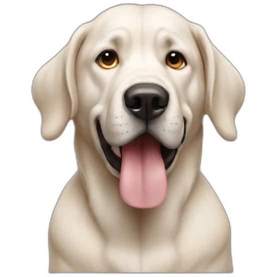 a big dog emoji