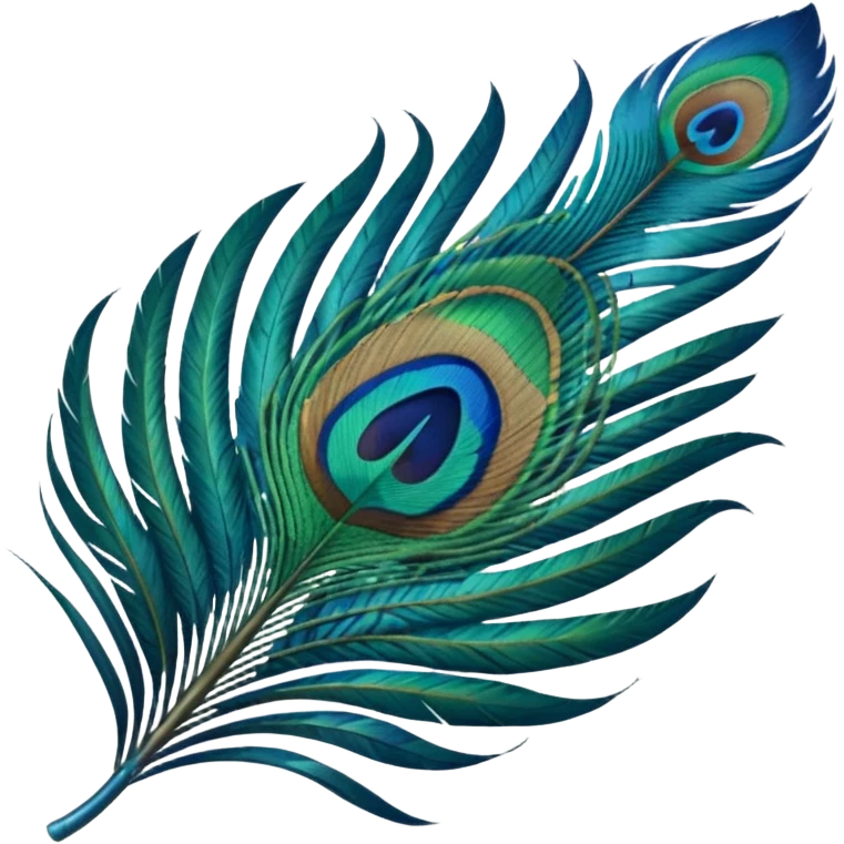 Create peacock featheremoji emoji
