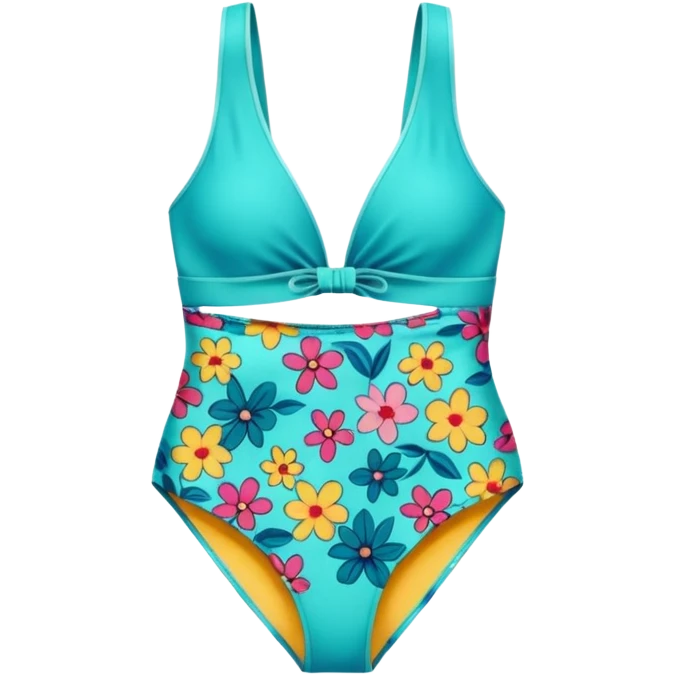 swimsuit on the floor emoji