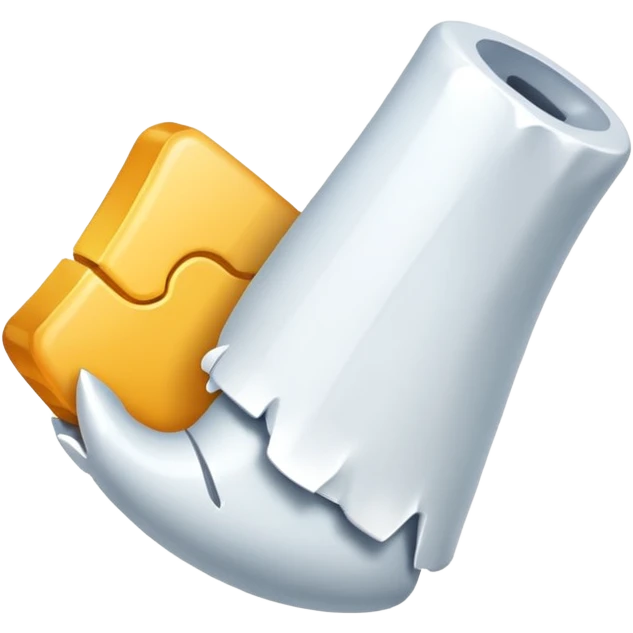Broken man bone  emoji