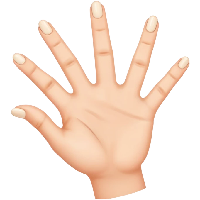 Hand with 10 fingers emoji