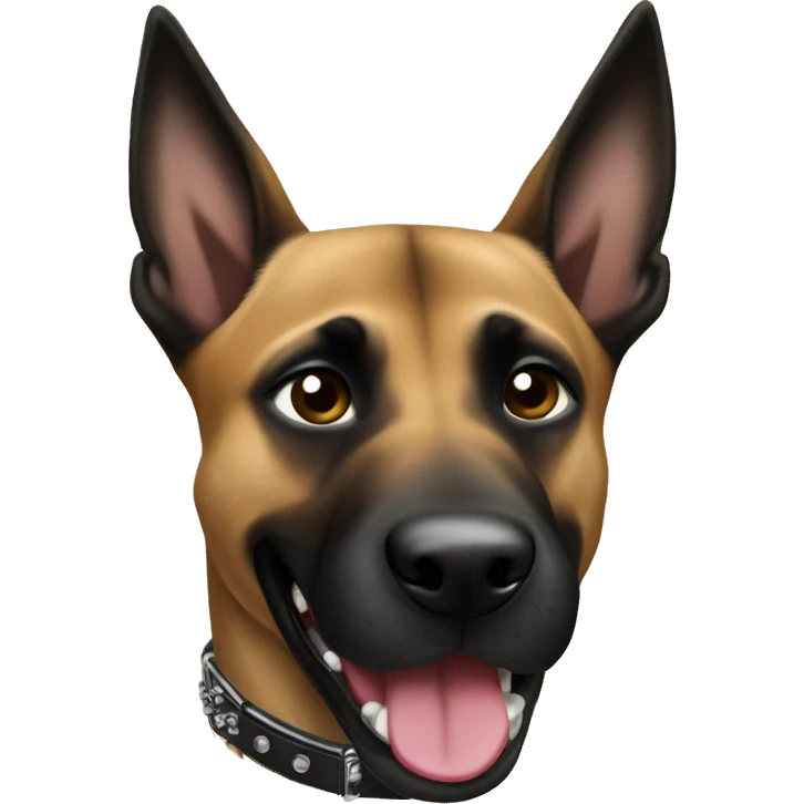 Malinois dog rockstar musican emoji