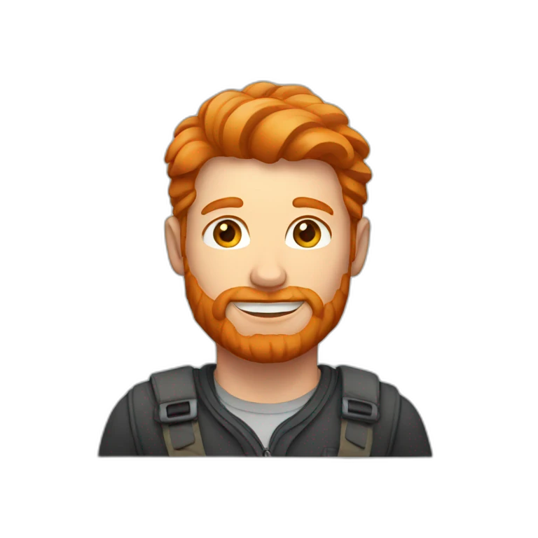male ginger emoji
