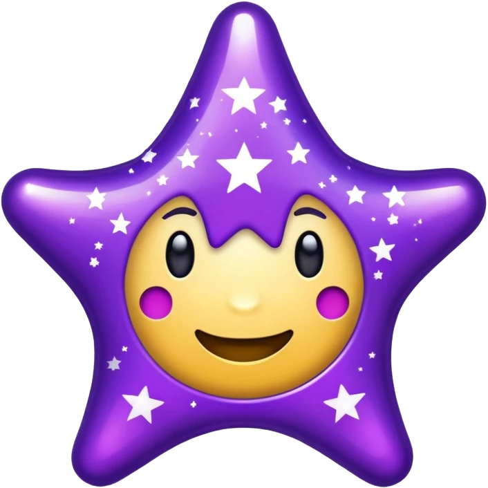 The word "banger" surrounded by purple stars emoji