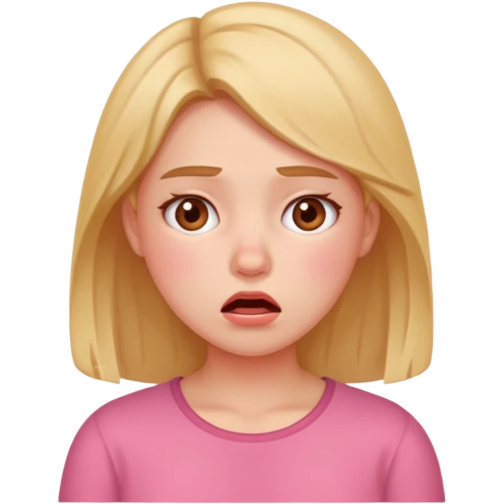 Girl flustered  emoji